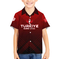 Personalized Turkey Football 2024 Family Matching Off The Shoulder Long Sleeve Dress and Hawaiian Shirt Trophy Wing Style - Wonder Print Shop