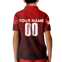 Personalized Turkey Football 2024 Kid Polo Shirt Trophy Wing Style - Wonder Print Shop