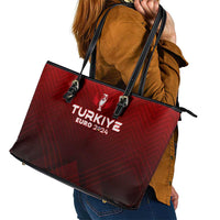 Turkey Football 2024 Leather Tote Bag Trophy Wing Style - Wonder Print Shop
