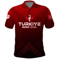 Personalized Turkey Football 2024 Polo Shirt Trophy Wing Style - Wonder Print Shop