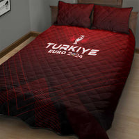 Turkey Football 2024 Quilt Bed Set Trophy Wing Style - Wonder Print Shop