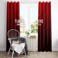 Turkey Football 2024 Window Curtain Trophy Wing Style - Wonder Print Shop