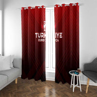 Turkey Football 2024 Window Curtain Trophy Wing Style - Wonder Print Shop