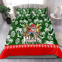 Guam Christmas Bedding Set Felis Pusgua Tropical Xmas Patterns - Wonder Print Shop