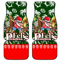 Guam Christmas Car Mats Felis Pusgua Tropical Xmas Patterns - Wonder Print Shop