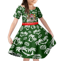 Guam Christmas Family Matching Long Sleeve Bodycon Dress and Hawaiian Shirt Felis Pusgua Tropical Xmas Patterns - Wonder Print Shop