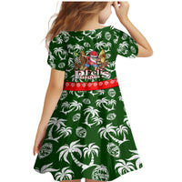 Guam Christmas Family Matching Mermaid Dress and Hawaiian Shirt Felis Pusgua Tropical Xmas Patterns - Wonder Print Shop