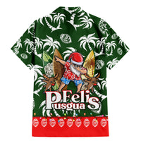 Guam Christmas Family Matching Mermaid Dress and Hawaiian Shirt Felis Pusgua Tropical Xmas Patterns - Wonder Print Shop