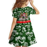 Guam Christmas Family Matching Short Sleeve Bodycon Dress and Hawaiian Shirt Felis Pusgua Tropical Xmas Patterns - Wonder Print Shop