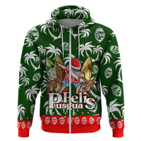 Guam Christmas Hoodie Felis Pusgua Tropical Xmas Patterns - Wonder Print Shop