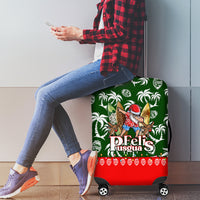 Guam Christmas Luggage Cover Felis Pusgua Tropical Xmas Patterns - Wonder Print Shop
