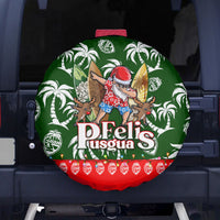 Guam Christmas Spare Tire Cover Felis Pusgua Tropical Xmas Patterns - Wonder Print Shop