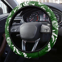 Guam Christmas Steering Wheel Cover Felis Pusgua Tropical Xmas Patterns - Wonder Print Shop