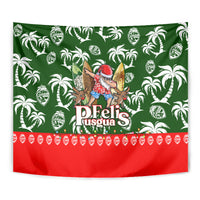 Guam Christmas Tapestry Felis Pusgua Tropical Xmas Patterns - Wonder Print Shop