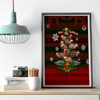 Meri Kirihimete New Zealand Canvas Wall Art Christmas Kiwi Maori - Wonder Print Shop
