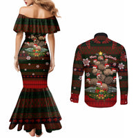 meri-kirihimete-new-zealand-couples-matching-mermaid-dress-and-long-sleeve-button-shirts-christmas-kiwi-maori