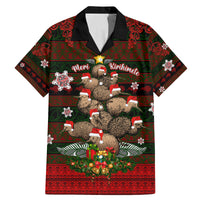 Meri Kirihimete New Zealand Family Matching Mermaid Dress and Hawaiian Shirt Christmas Kiwi Maori - Wonder Print Shop