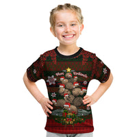 Meri Kirihimete New Zealand Kid T Shirt Christmas Kiwi Maori - Wonder Print Shop