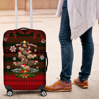 Meri Kirihimete New Zealand Luggage Cover Christmas Kiwi Maori - Wonder Print Shop