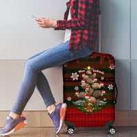 Meri Kirihimete New Zealand Luggage Cover Christmas Kiwi Maori - Wonder Print Shop