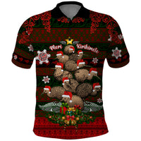 Meri Kirihimete New Zealand Polo Shirt Christmas Kiwi Maori - Wonder Print Shop