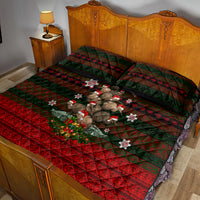 Meri Kirihimete New Zealand Quilt Bed Set Christmas Kiwi Maori - Wonder Print Shop