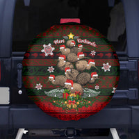 Meri Kirihimete New Zealand Spare Tire Cover Christmas Kiwi Maori - Wonder Print Shop