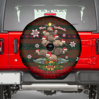 Meri Kirihimete New Zealand Spare Tire Cover Christmas Kiwi Maori - Wonder Print Shop