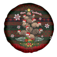 Meri Kirihimete New Zealand Spare Tire Cover Christmas Kiwi Maori - Wonder Print Shop