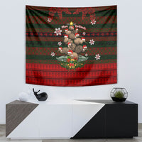 Meri Kirihimete New Zealand Tapestry Christmas Kiwi Maori - Wonder Print Shop