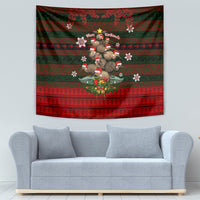 Meri Kirihimete New Zealand Tapestry Christmas Kiwi Maori - Wonder Print Shop