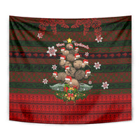 Meri Kirihimete New Zealand Tapestry Christmas Kiwi Maori - Wonder Print Shop
