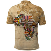 Personalized Africa On World Map Polo Shirt - Wonder Print Shop
