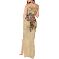 Personalized Africa On World Map Tank Maxi Dress - Wonder Print Shop