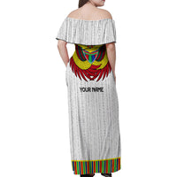 Egyptian Horus Family Matching Off Shoulder Maxi Dress and Hawaiian Shirt Gods of Egypt - Wonder Print Shop