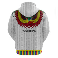 Egyptian Horus Zip Hoodie Gods of Egypt - Wonder Print Shop