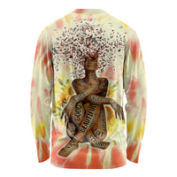 Black Queen Tie Dye Long Sleeve Shirt - Wonder Print Shop