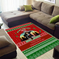 It's Not Christmas Unil Hans Gruber Falls From Nakatomi Plaza Area Rug Xmas Eve 1988 - Wonder Print Shop