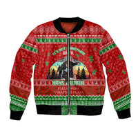 It's Not Christmas Unil Hans Gruber Falls From Nakatomi Plaza Bomber Jacket Xmas Eve 1988 - Wonder Print Shop