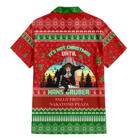 It's Not Christmas Unil Hans Gruber Falls From Nakatomi Plaza Family Matching Mermaid Dress and Hawaiian Shirt Xmas Eve 1988 - Wonder Print Shop