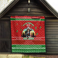 It's Not Christmas Unil Hans Gruber Falls From Nakatomi Plaza Quilt Xmas Eve 1988 - Wonder Print Shop