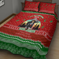 It's Not Christmas Unil Hans Gruber Falls From Nakatomi Plaza Quilt Bed Set Xmas Eve 1988 - Wonder Print Shop
