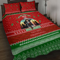It's Not Christmas Unil Hans Gruber Falls From Nakatomi Plaza Quilt Bed Set Xmas Eve 1988 - Wonder Print Shop