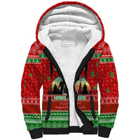 It's Not Christmas Unil Hans Gruber Falls From Nakatomi Plaza Sherpa Hoodie Xmas Eve 1988 - Wonder Print Shop