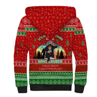 It's Not Christmas Unil Hans Gruber Falls From Nakatomi Plaza Sherpa Hoodie Xmas Eve 1988 - Wonder Print Shop