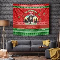 It's Not Christmas Unil Hans Gruber Falls From Nakatomi Plaza Tapestry Xmas Eve 1988 - Wonder Print Shop