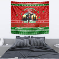 It's Not Christmas Unil Hans Gruber Falls From Nakatomi Plaza Tapestry Xmas Eve 1988 - Wonder Print Shop