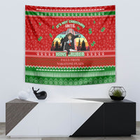 It's Not Christmas Unil Hans Gruber Falls From Nakatomi Plaza Tapestry Xmas Eve 1988 - Wonder Print Shop