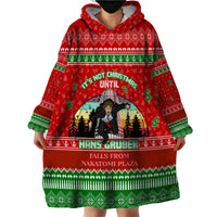 It's Not Christmas Unil Hans Gruber Falls From Nakatomi Plaza Wearable Blanket Hoodie Xmas Eve 1988 - Wonder Print Shop