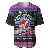 Nakatomi Plaza Christmas Party 1988 Baseball Jersey DJ Santa Claus - Wonder Print Shop